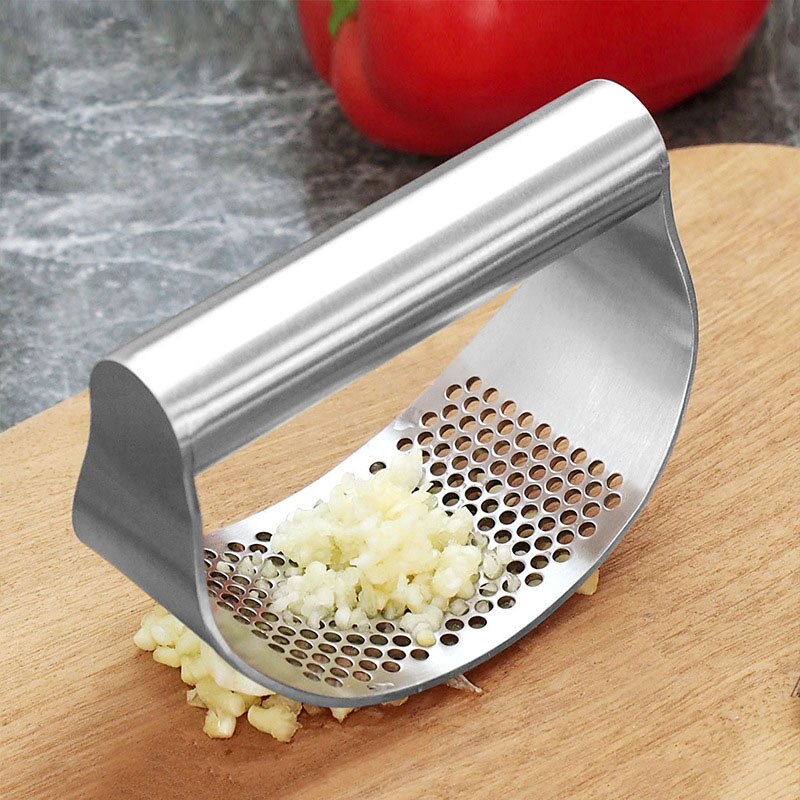 garlic curved press